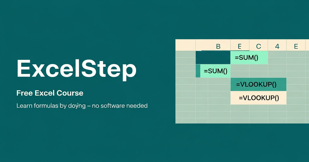 ExcelStep – Free Excel Course | Learn Excel Formulas Online